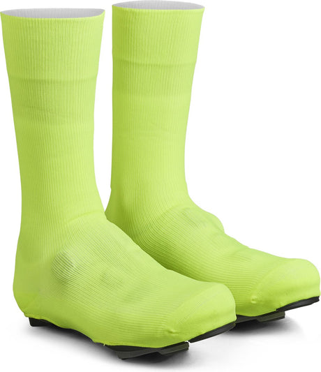 Gripgrab – Flandrien gestrickte wasserdichte Fahrrad-Überschuhe, wasserdichte gestrickte Rennrad-Überschuhe – Unisex – gelbe Hi-Vis – Größe S (36–38)
