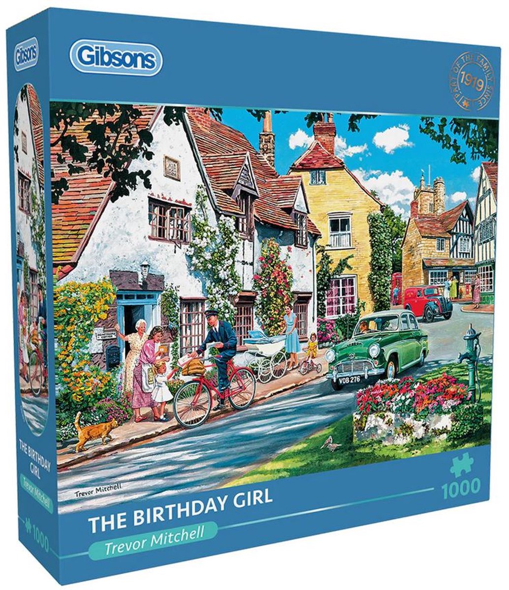 Gibsons – das Geburtstagskind (von Trevor Mitchell) – 1000 Teile 68×49 cm (B×H) – Puzzle für Erwachsene