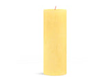 Bolsius Stumpenkerze rustikal 19 x 6,8 cm sonnengelb | 4 Stück