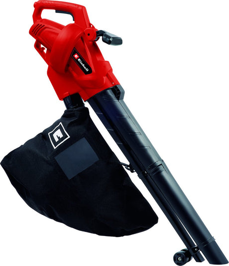 Einhell Elektro-Laubbläser - Staubsauger GC-EL 3024 e - 3000 W - Blas-Saug-Funktion - 40 l Fangsack - Blasgeschwindigkeit: 240 km h - Häckselfunktion: 10:1