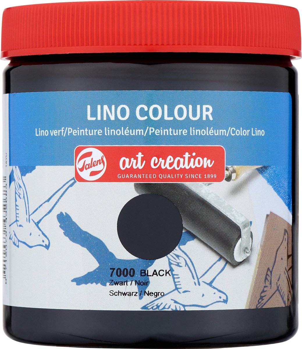 Talens Art Creation Linolfarbe 250 ml – Schwarz – Linoleum – Blockdruck