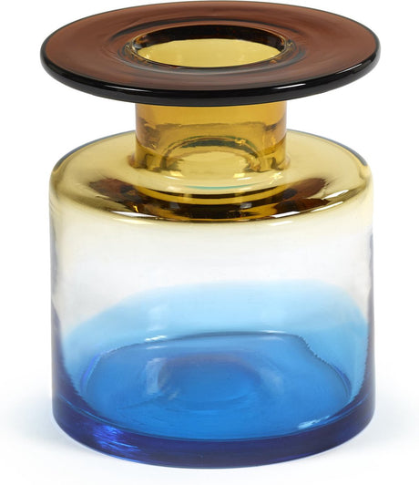 Serax - Marie Michielssen Windfeuer - Vase S - Blauer Bernstein - 18 ø