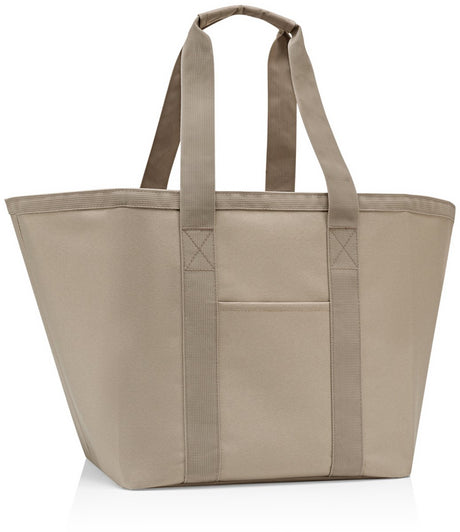 Reisenthel Marketshopper Einkaufstasche – mit Fächern – 17 l – Taupe