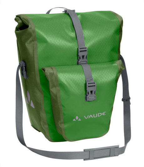 Vaude Aqua Back Plus Doppel-Fahrradtasche – 51 l (2 x 25,5 l) – grün