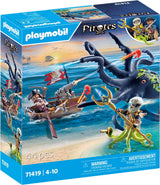 Playmobil -Piraten kämpfen gegen den riesigen Ooctopus 71419