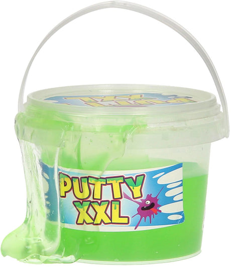 Van Manen Slime Bucket Putty XXL Glitter Junior 350 Gramm blau