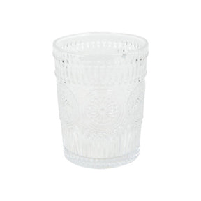 Trinkglas Relief 'Sonne' 300ml 10cm | 6 Stück