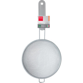 Metaltex London Line Sieb, antihaftbeschichtet, PFAS-frei, 18 cm, grau