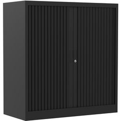 Roldeurkast ceha chs105120 zwart 120 x 45 x 105 cm