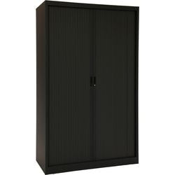 Roldeurkast chs195120 zwart 120 x 66 x 195 cm