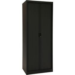 Roldeurkast chs19580 zwart 80 x 45 x 195 cm