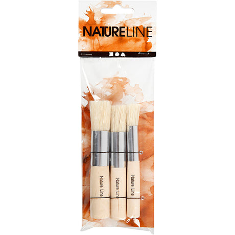 Creativ Company https: www.cchobby.nl Tamponing Brushes-l-10-cm-b-11-17-mm-d-11-14-17-mm-round-3-piece-1-box