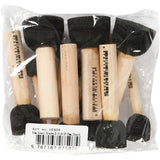Creativ Company Schaumstoff-Tamponstäbchen, L: 9-10 cm, D 13+20+25+35 mm, 12 Stück 1 Box