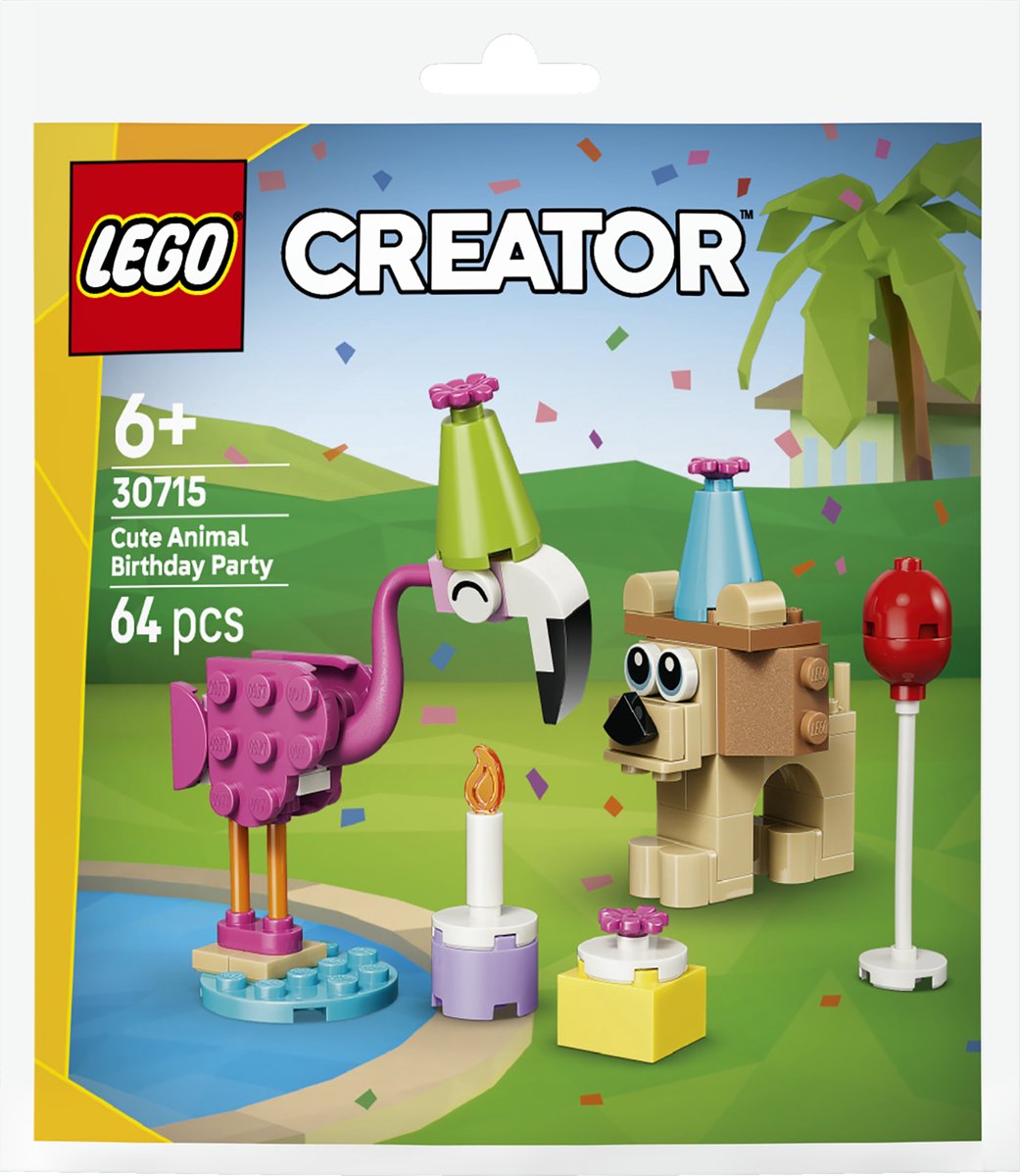 Lego 30715 Tasche süßes Tier Geburtstag | 10 Stück