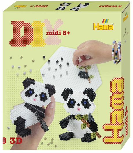 Hama Bügelperlen 3D Panda Set 2500 Stück