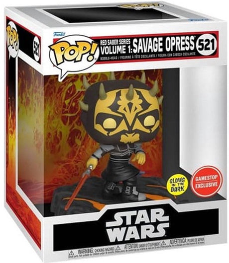 Funko-Pop! Star Wars Red Sabre Series Band 1: Savage Opress #521 Gitd Exclusive #521