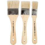 Creativ Company Lack-Lackpinsel, L: 19 cm, B: 25-50 mm, flach, 3 Stück 1 Box
