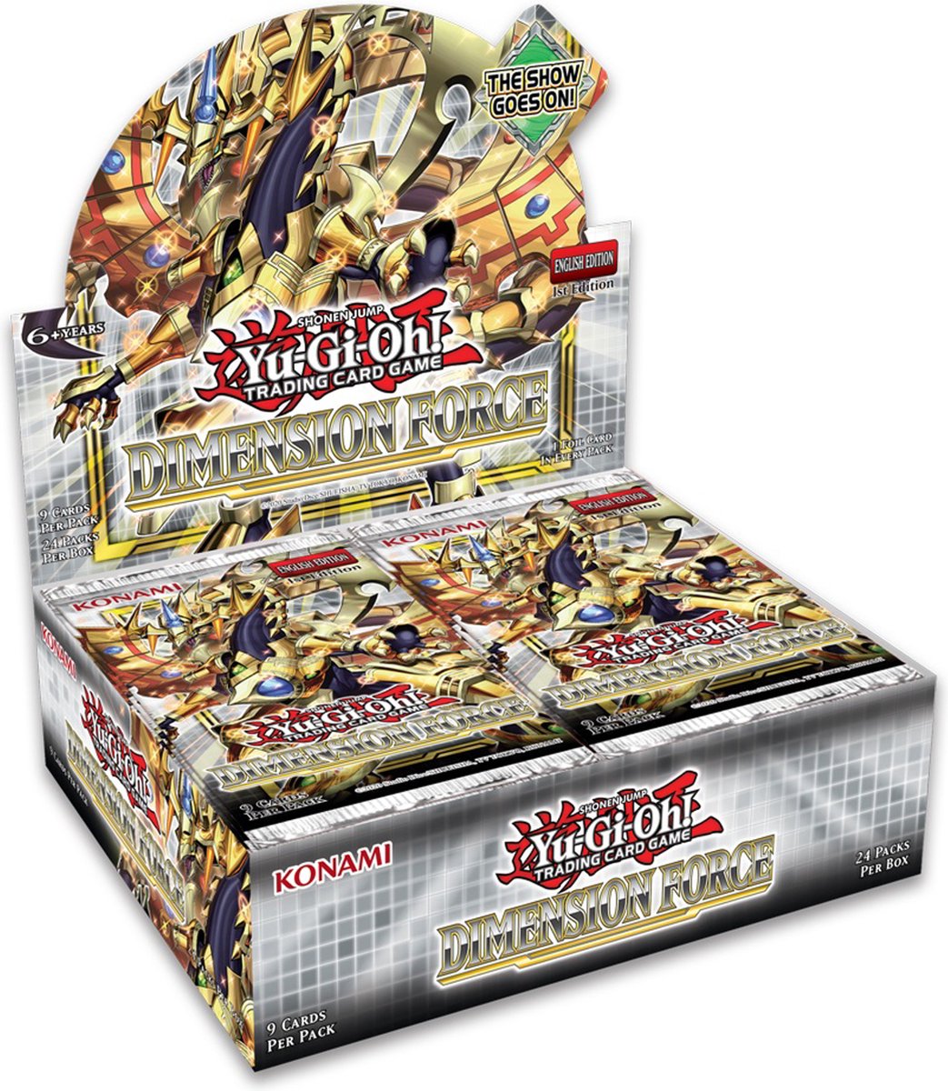Yu-gi-oh! tcg – Dimension Force Booster Pack-Anzeige (24 Booster)