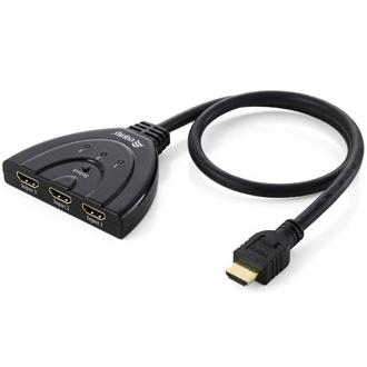 Equip 332703 3x1 HDMI-Switch, 1920 x 1080 Pixel, Full HD, schwarz