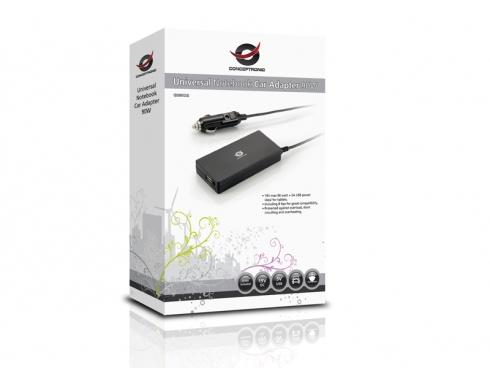 Conceptronic cnb90car Universal-Notebook-Autoadapter, 90 W