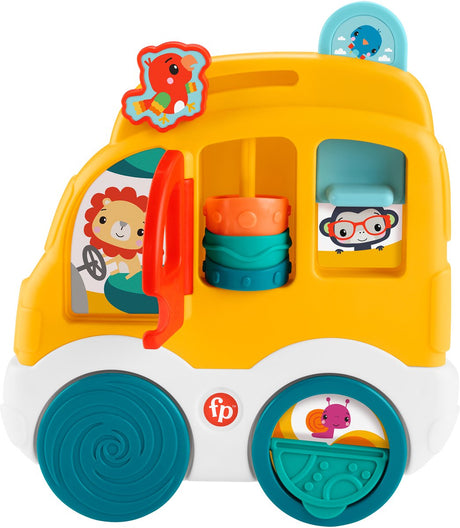 Fisher-Price Animal Friends Discovery Car, 0,5 Jahre, Sound, Kunststoff, mehrfarbig