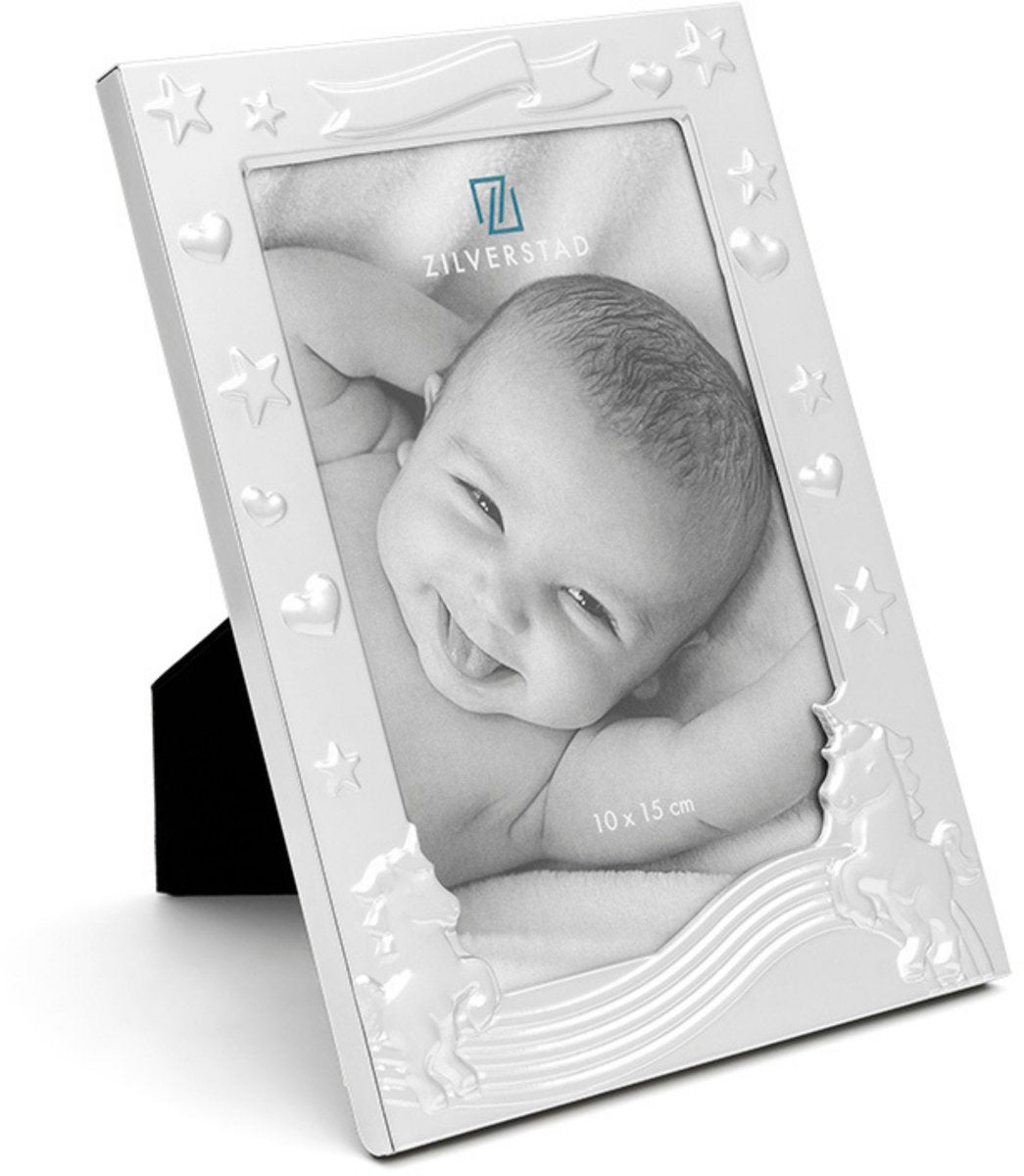 Zilverstad - fotolijst baby abc 10x15cm verzilverd