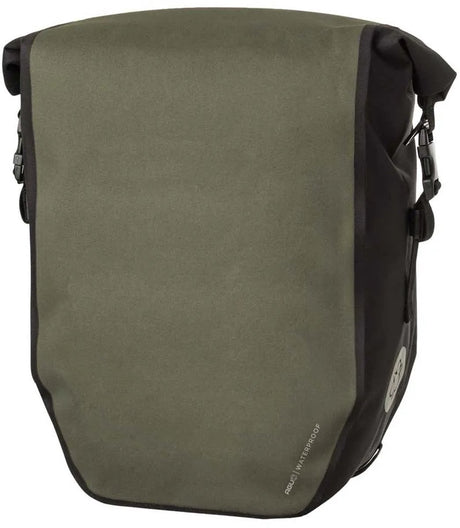Agu clean shelter fietstas large – 100% waterdicht – 21 liter – gerecycled materiaal – incl. laptopvak 14 inch – groen
