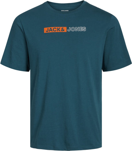 Jack Jones Jack Jones Plus Jjecorp Logo Tee Play SS O-N Noos Pls Herren T-Shirt – Deep Teal Play 5