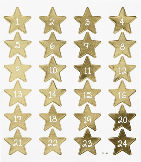 Kreativunternehmen Aufkleber -Zahlen, 1 Blatt