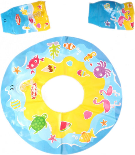 Heless Puppen-Schwimmring mit Schwimmbändern