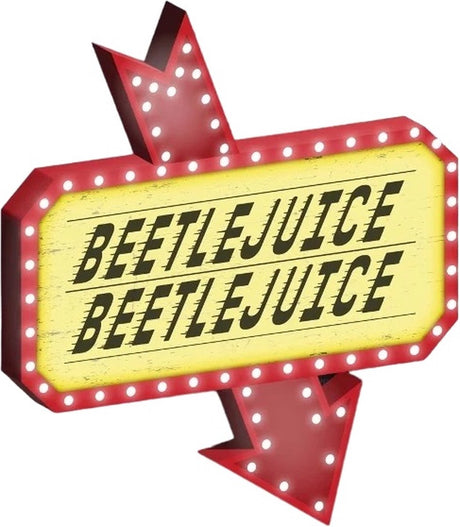 Paladone Beetlejuice Icon-Akzentlicht – offiziell lizenzierte Ware aus dem legendären Retro-Horrorfilm, gruselige Raumdekoration und Geschenk, Gothic-Schlafzimmeraccessoire und Nachtlampe für alle Altersgruppen –
