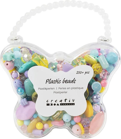 Kreativunternehmen https: www.cchobby.nl plastic-beads-d-5-35-mm-hole size-1-8-mm-various-colors-193-gr-300-ml-1-box