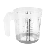 Keeper Kunststoff-Messbecher rutschfest 1l ã˜13,5x14cm nordisch grau
