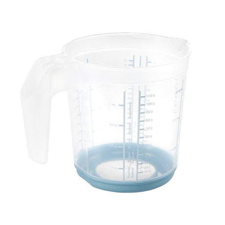 Keeper Messbecher Anti-Rutsch 1l blau
