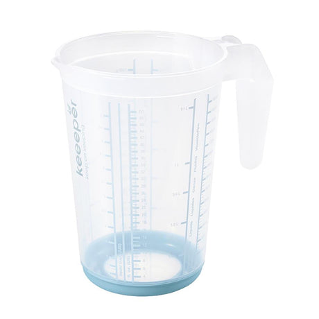 Keeper Kunststoff-Messbecher, rutschfest, 1,5 l, 13,5 x 19 cm, nordisch blau