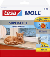 Tesa 1003328 - moll superflex transp. 6m | 8 Stück