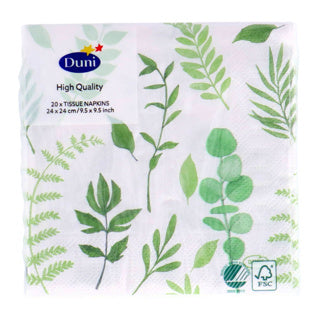 Duni Servietten grün 24x24 cm | 12 Stück