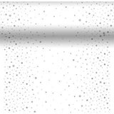 Duni 3-in-1-Weihnachtsstern silber Sternenstaub 40 x 480 cm | 2 Stk