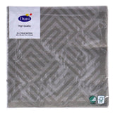 Duni Servietten Mosaik Granitgrau 33x33 cm | 12 Stück