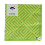 Duni Servietten Mosaik Kiwi 33x33 cm | 12 Stück