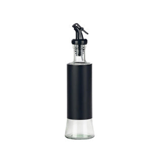 Keine Marke Essig- oder Ölflasche Fensterschwarz matt 350ml | 6 Stück