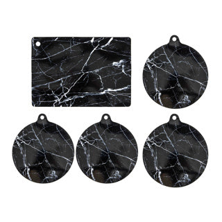 Kein Feuer-Induktionsschutz-Set 5-teilig 2xø22+2xø24+ 35x25 cm | 2 Stk