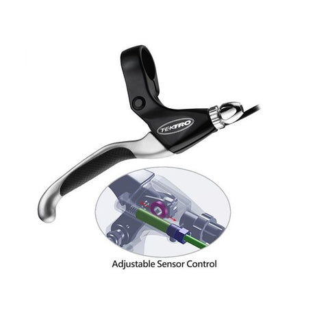 Tektro EL550FR-RS Bremsgriff Set M Exit Switch SW Satin