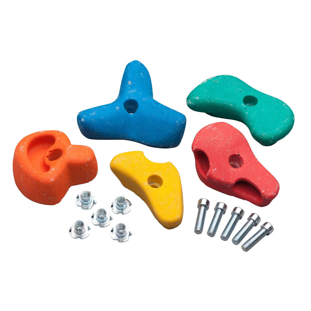 Swinging Swinging Climbing Stone set Large, 5st.