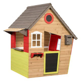 Swinging Swinging wooden playhouse Fairytale