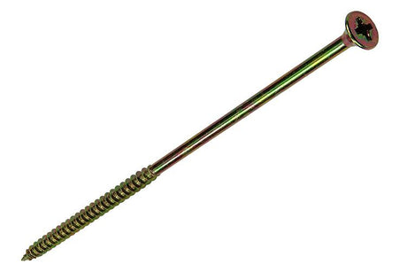 Mack 1006978 - spaanplaatschroef vz kop geelverzinkt 4st 6 x 160mm | 5 stuks