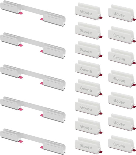 Govee weiße Montageclips Neonlichtschlauch 2 – Set mit 20 Clips