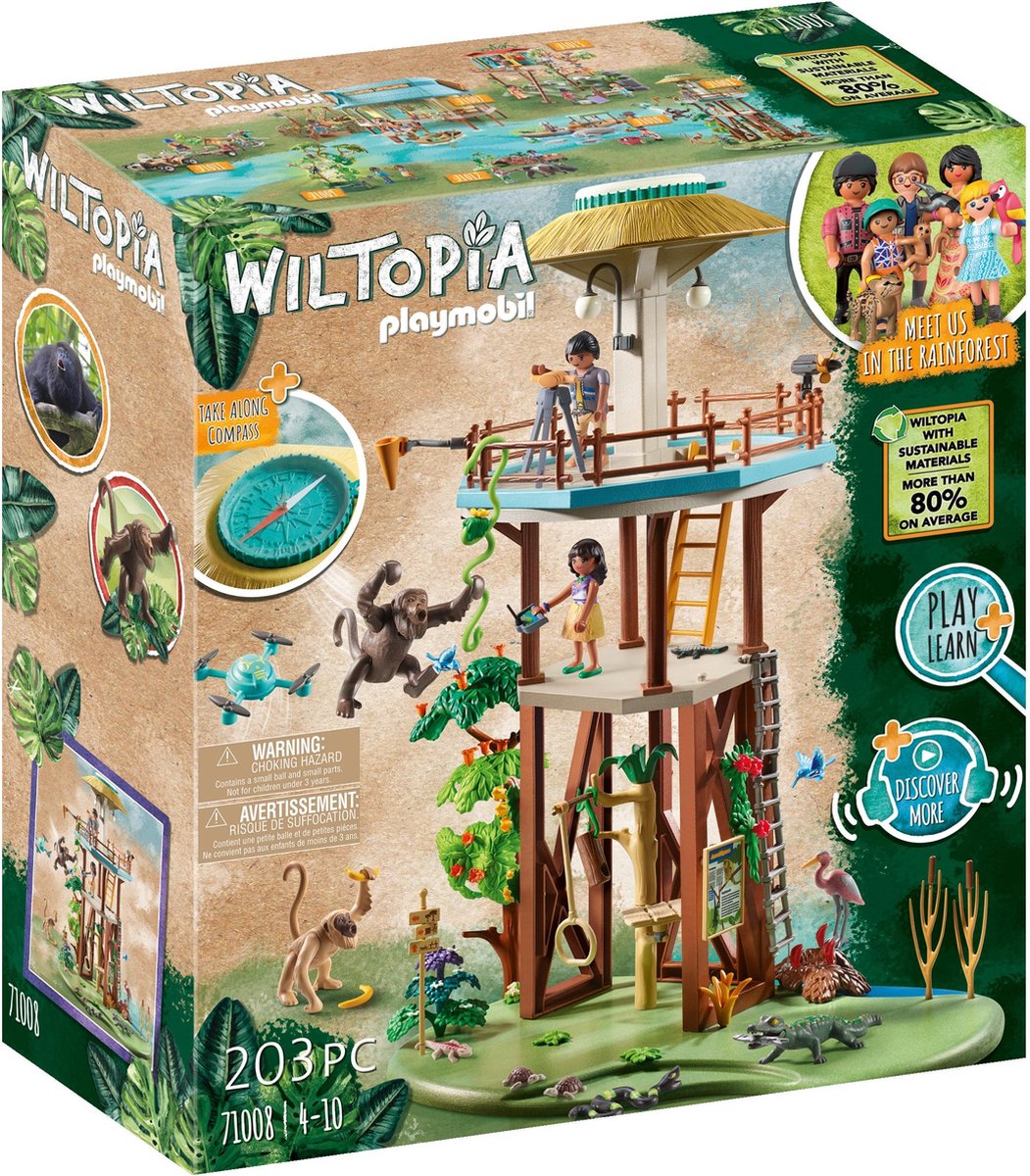 Playmobil Wiltopia Research Station mit Compass 71008