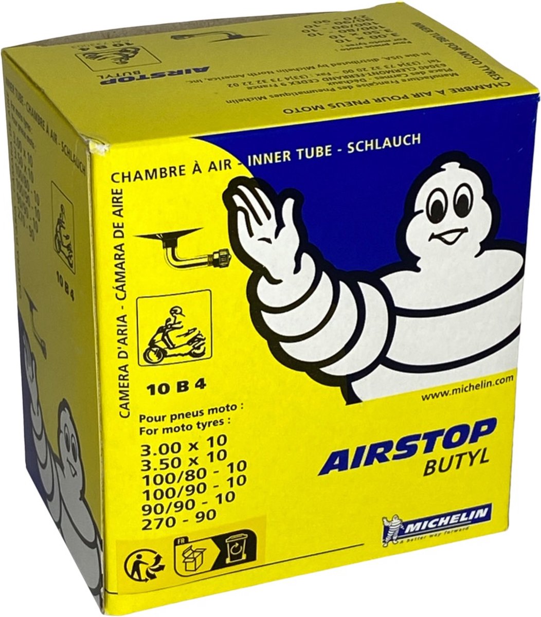 Michelin-Innenrohr 300 350-10 Haaks Valiel