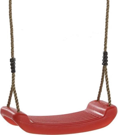 KBT-Schaukelsitz, geblasenes Kunststoff-PP-Seil, rot